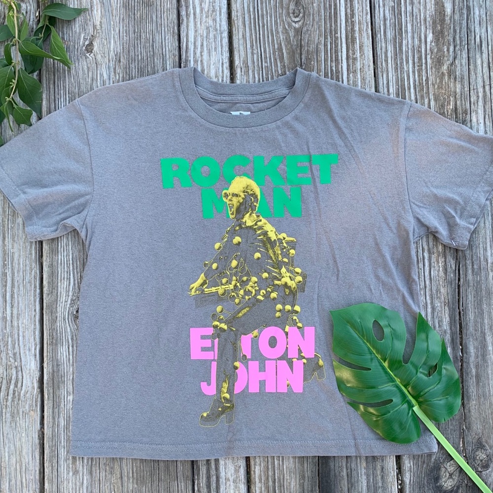 ELTON JOHN ROCKET MAN CROP TOP